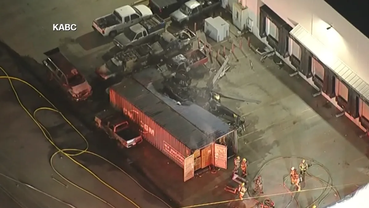 Los Angeles, California Helicopter Crash Kills Three and Injures Two After NBC4 Aerial News Aircraft Falls Near Chatsworth Bus Scene
