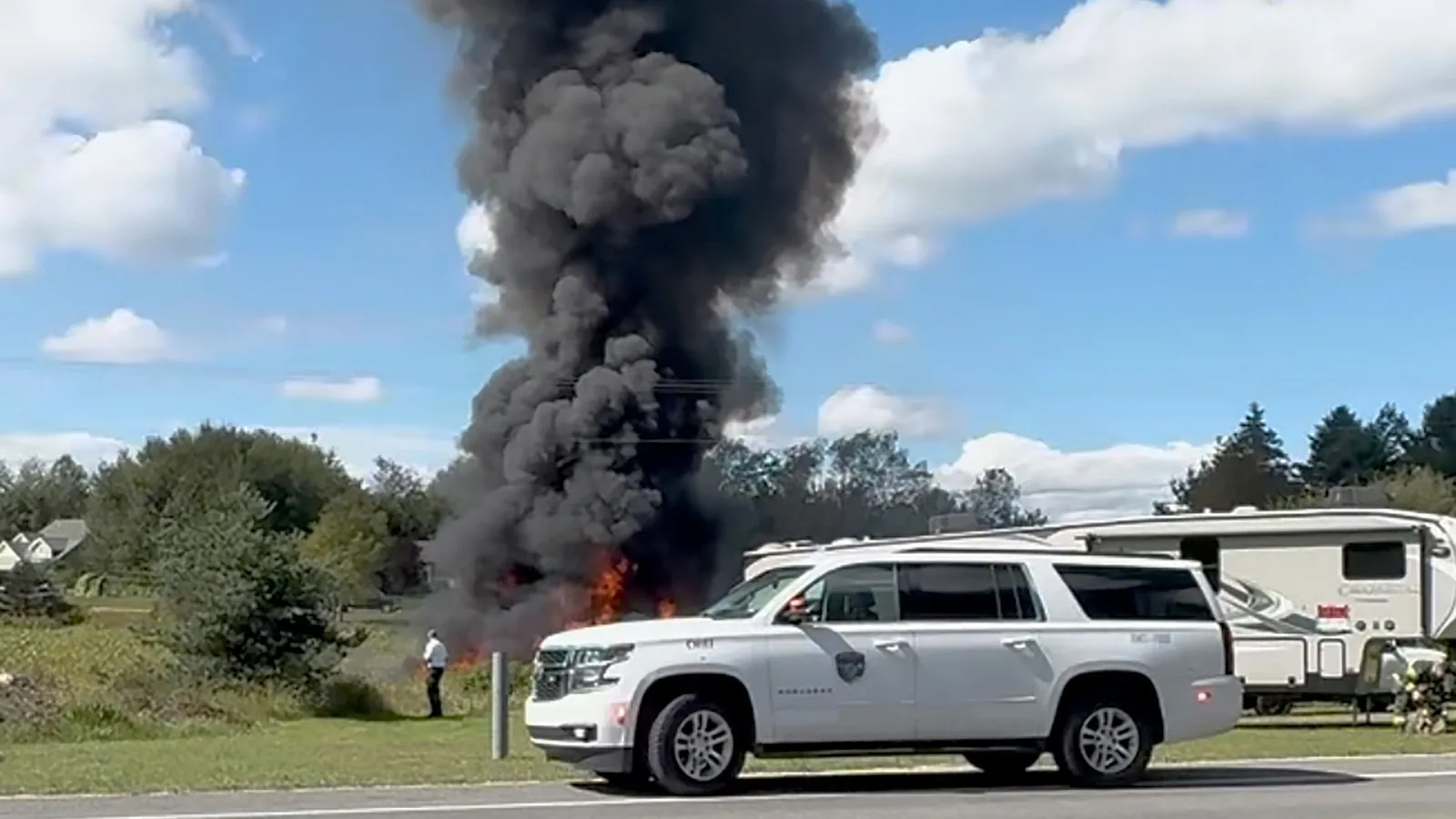 Green Lake Township, Michigan, F-16 Crash Injures Texas Air National Guard Pilot, Triggers Hazardous Chemical Spill Evacuation and Grounds Training Aircraft